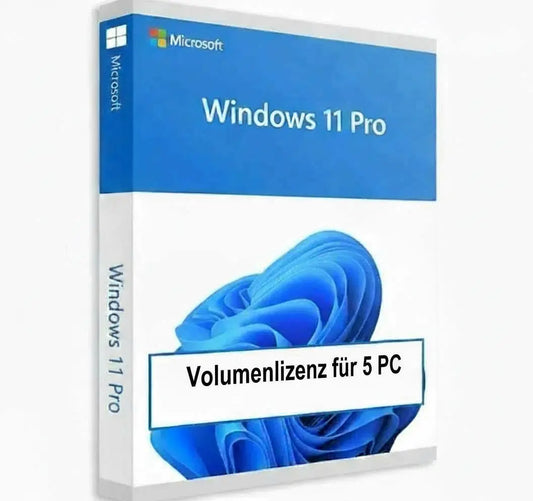 Windows 11 Pro – Volumenlizenz für 5 PC﻿ msLizenzen